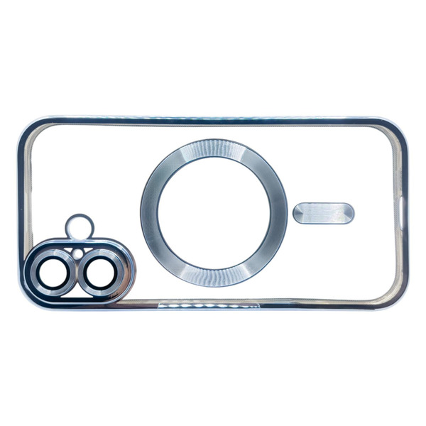 Чохол BeCover TPU Chrome Case MagSafe для Apple iPhone 16 Plus Sierra Blue 712077