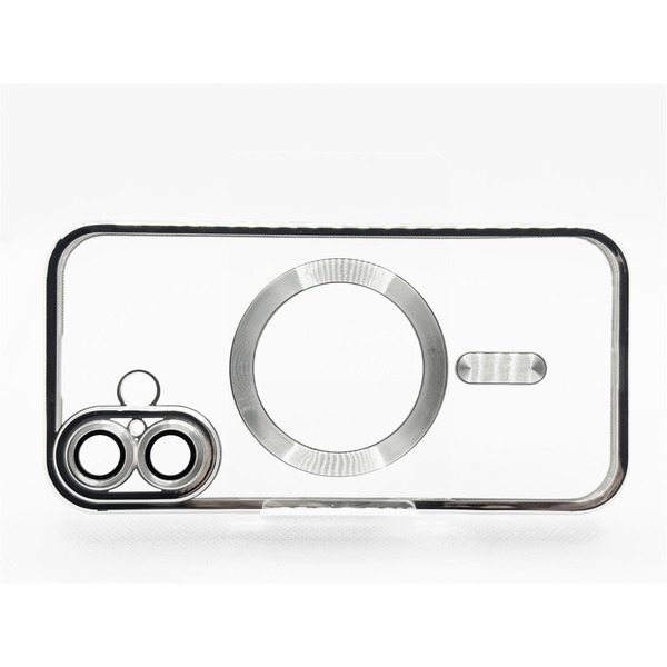 Чохол BeCover TPU Chrome Case MagSafe для Apple iPhone 16 Plus Silver 712078