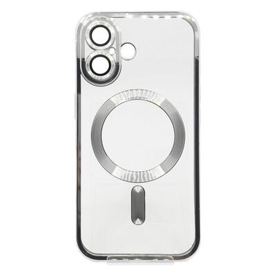 Чохол BeCover TPU Chrome Case MagSafe для Apple iPhone 16 Plus Silver 712078
