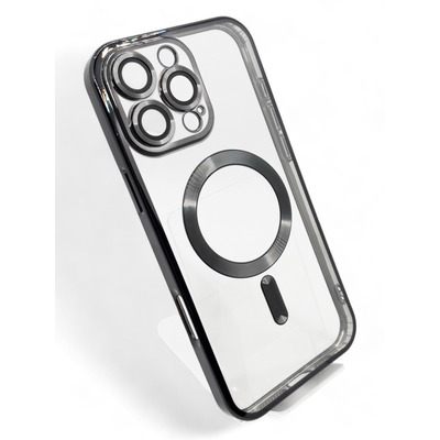 Чохол BeCover TPU Chrome Case MagSafe для Apple iPhone 16 Pro Black 712080