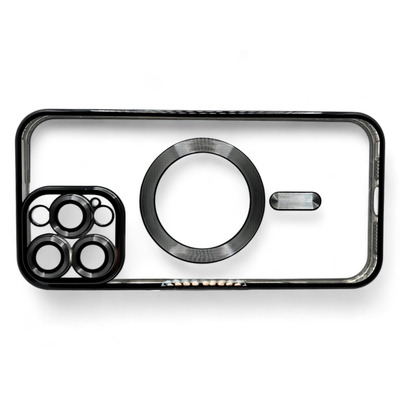 Чохол BeCover TPU Chrome Case MagSafe для Apple iPhone 16 Pro Black 712080