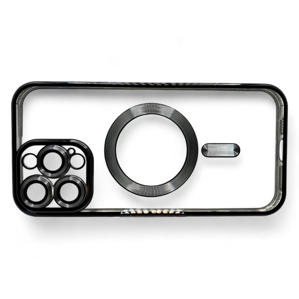 Чохол BeCover TPU Chrome Case MagSafe для Apple iPhone 16 Pro Black 712080
