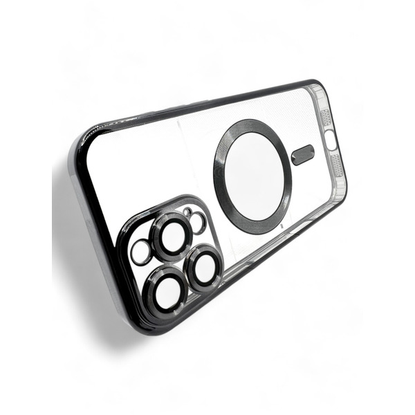Чохол BeCover TPU Chrome Case MagSafe для Apple iPhone 16 Pro Black 712080