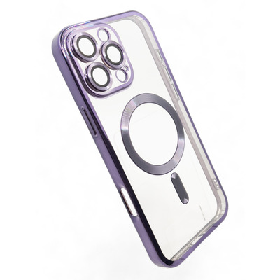 Чохол BeCover TPU Chrome Case MagSafe для Apple iPhone 16 Pro Max Purple 712089