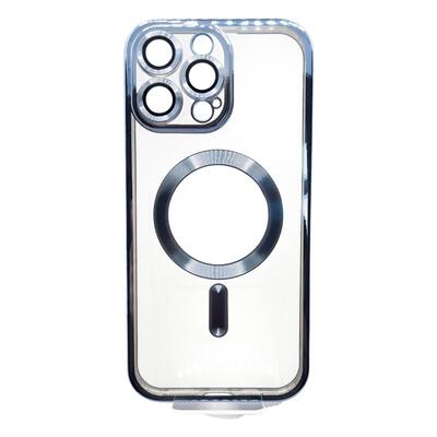 Чохол BeCover TPU Chrome Case MagSafe для Apple iPhone 16 Pro Max Sierra Blue 712087