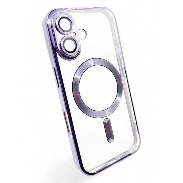 Чохол BeCover TPU Chrome Case MagSafe для Apple iPhone 16 Purple 712074
