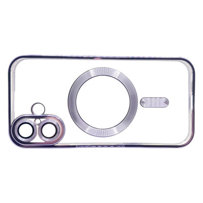 Чохол BeCover TPU Chrome Case MagSafe для Apple iPhone 16 Purple 712074