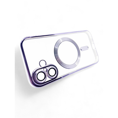 Чохол BeCover TPU Chrome Case MagSafe для Apple iPhone 16 Purple 712074