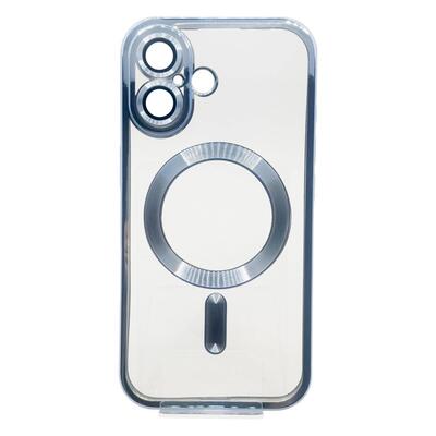 Чохол BeCover TPU Chrome Case MagSafe для Apple iPhone 16 Sierra Blue 712072
