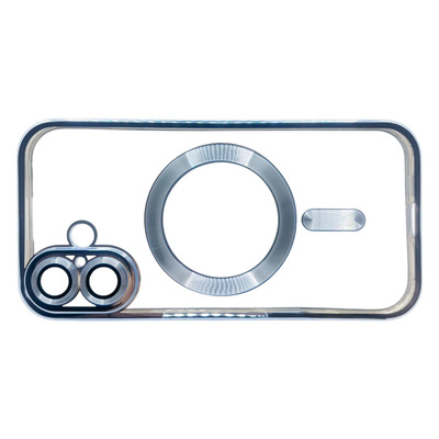 Чохол BeCover TPU Chrome Case MagSafe для Apple iPhone 16 Sierra Blue 712072