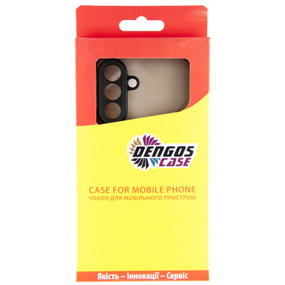 Чохол Dengos Matt для Samsung Galaxy A56 SM-A566 Black DG-KM-141