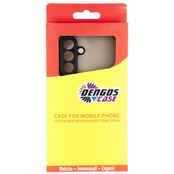 Чохол Dengos Matt для Samsung Galaxy A56 SM-A566 Black DG-KM-141