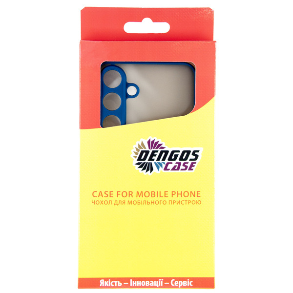 Чохол Dengos Matt для Samsung Galaxy S25 Plus SM-S936 Blue DG-KM-143