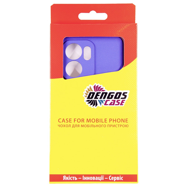Чохол Dengos для Oppo Reno 13F Violet Full Glue DG-KM-151