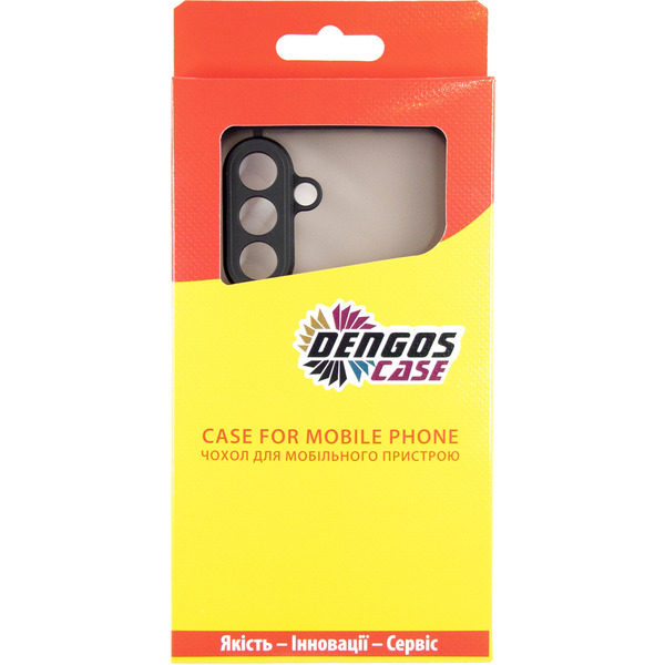 Чохол Dengos для Samsung Galaxy A36 SM-A366 Black Full Glue DG-KM-145