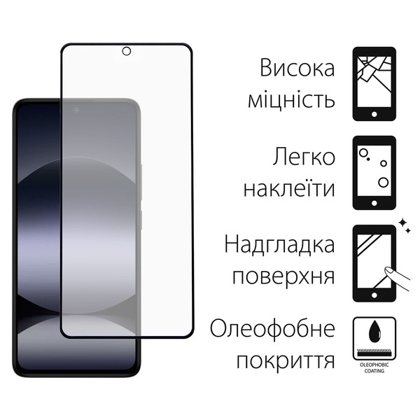 Чохол Dengos для Xiaomi Redmi Note 14S Violet Full GlueDG-KM-146