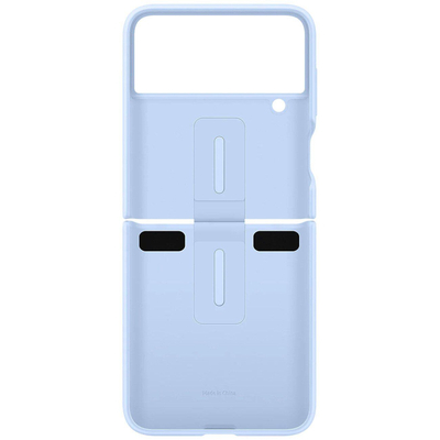 Чохол Samsung Silicone Cover with Ring для Samsung Galaxy Flip 4 SM-F721 Arctic Blue EF-PF721TLEGUA
