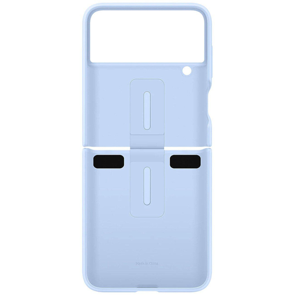 Чохол Samsung Silicone Cover with Ring для Samsung Galaxy Flip 4 SM-F721 Arctic Blue EF-PF721TLEGUA