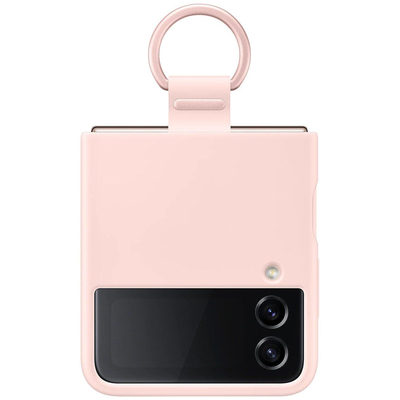 Чохол Samsung Silicone Cover with Ring для Samsung Galaxy Flip 4 SM-F721 Pink EF-PF721TPEGUA