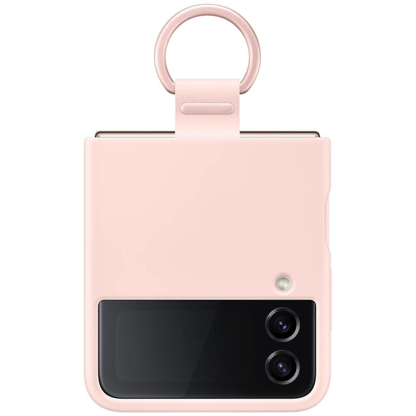 Чохол Samsung Silicone Cover with Ring для Samsung Galaxy Flip 4 SM-F721 Pink EF-PF721TPEGUA