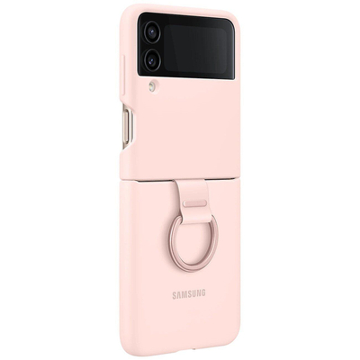 Чохол Samsung Silicone Cover with Ring для Samsung Galaxy Flip 4 SM-F721 Pink EF-PF721TPEGUA