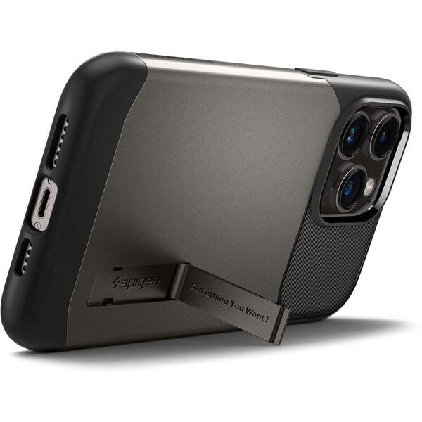 Чохол Spigen Slim Armor with MagFit для Apple iPhone 14 Pro Max Gunmetal ACS04646