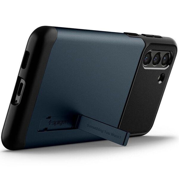 Чохол Spigen Slim Armor для Samsung Galaxy S21 SM-G991 Metal Slate ACS02444
