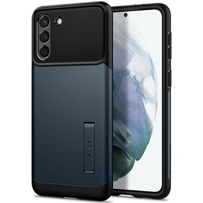 Чохол Spigen Slim Armor для Samsung Galaxy S21 SM-G991 Metal Slate ACS02444