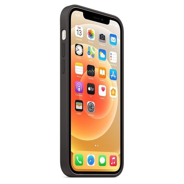 Чохол Apple Silicone Case with MagSafe для Apple iPhone 12 Pro Max Black MHLG3