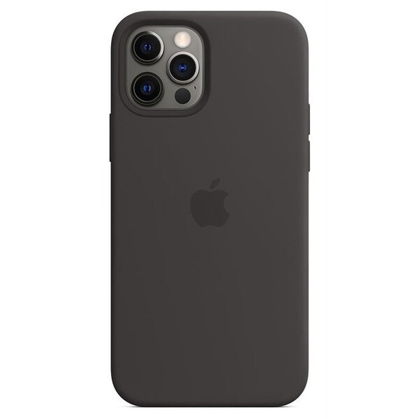 Чохол Apple Silicone Case with MagSafe для Apple iPhone 12 Pro Max Black MHLG3