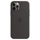 Чохол Apple Silicone Case with MagSafe для Apple iPhone 12 Pro Max Black MHLG3