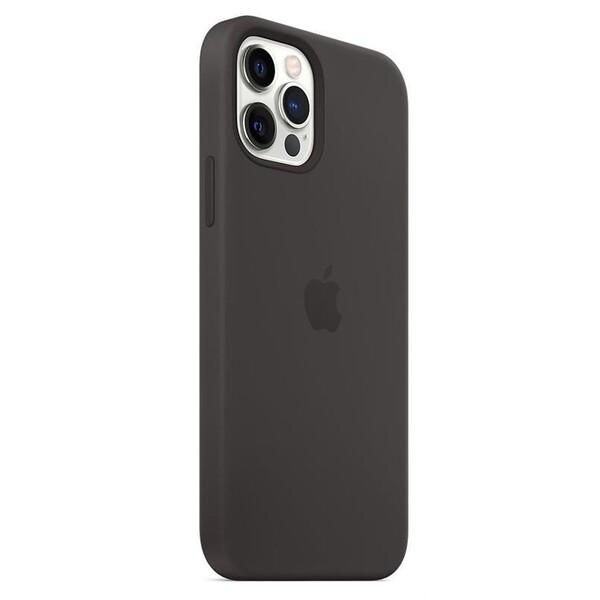 Чохол Apple Silicone Case with MagSafe для Apple iPhone 12 Pro Max Black MHLG3