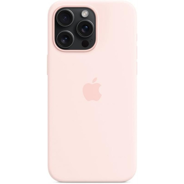 Чохол Apple Silicone Case with MagSafe для Apple iPhone 15 Pro Max Light Pink MT1U3