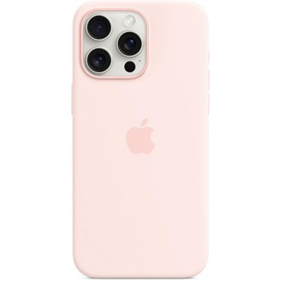 Чохол Apple Silicone Case with MagSafe для Apple iPhone 15 Pro Max Light Pink MT1U3