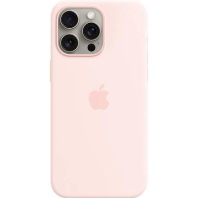 Чохол Apple Silicone Case with MagSafe для Apple iPhone 15 Pro Max Light Pink MT1U3