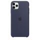 Чохол Apple Silicone Case для Apple iPhone 11 Pro Max Midnight Blue MWYW2