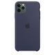 Чохол Apple Silicone Case для Apple iPhone 11 Pro Max Midnight Blue MWYW2
