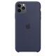 Чохол Apple Silicone Case для Apple iPhone 11 Pro Max Midnight Blue MWYW2