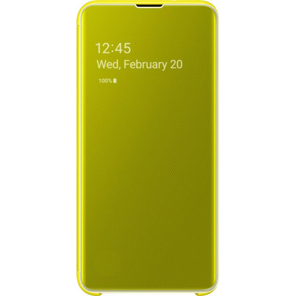 Чохол Samsung Clear View Cover для Samsung Galaxy S10e SM-G970 Yellow EF-ZG970CYEGRU