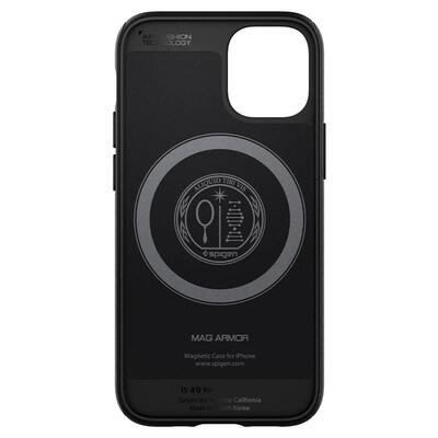 Чохол Spigen Mag Armor для Apple iPhone 12 Mini Black ACS01866