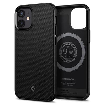 Чохол Spigen Mag Armor для Apple iPhone 12 Mini Black ACS01866