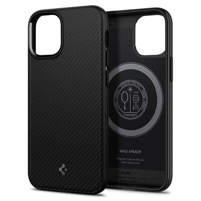 Чохол Spigen Mag Armor для Apple iPhone 12 Mini Black ACS01866