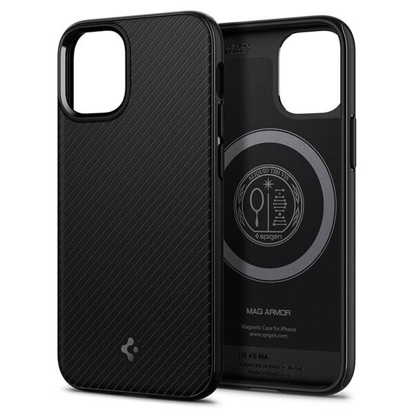 Чохол Spigen Mag Armor для Apple iPhone 12 Mini Black ACS01866