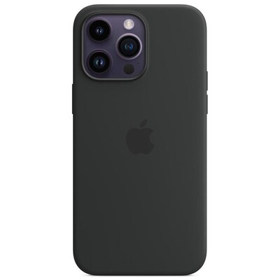 Чохол Apple Silicone Case with MagSafe для Apple iPhone 14 Pro Max Midnight MPTP3
