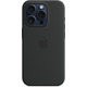 Чохол Apple Silicone Case with MagSafe для Apple iPhone 15 Pro Black MT1A3