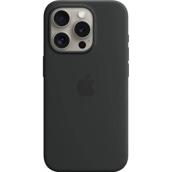 Чохол Apple Silicone Case with MagSafe для Apple iPhone 15 Pro Black MT1A3