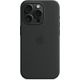 Чохол Apple Silicone Case with MagSafe для Apple iPhone 15 Pro Black MT1A3