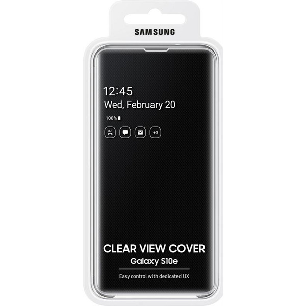 Чохол Samsung Clear View Cover для Samsung Galaxy S10e SM-G970 Black EF-ZG970CBEGRU