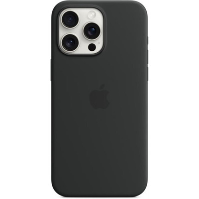 Чохол Apple Silicone Case with MagSafe для Apple iPhone 15 Pro Max Black MT1M3
