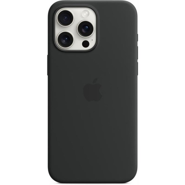 Чохол Apple Silicone Case with MagSafe для Apple iPhone 15 Pro Max Black MT1M3